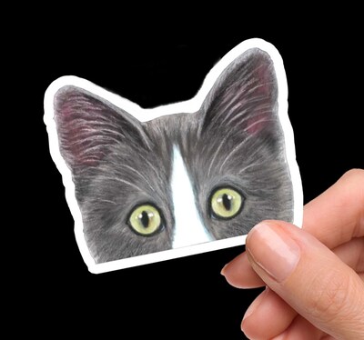 Tuxedo Cat Stickers - image2